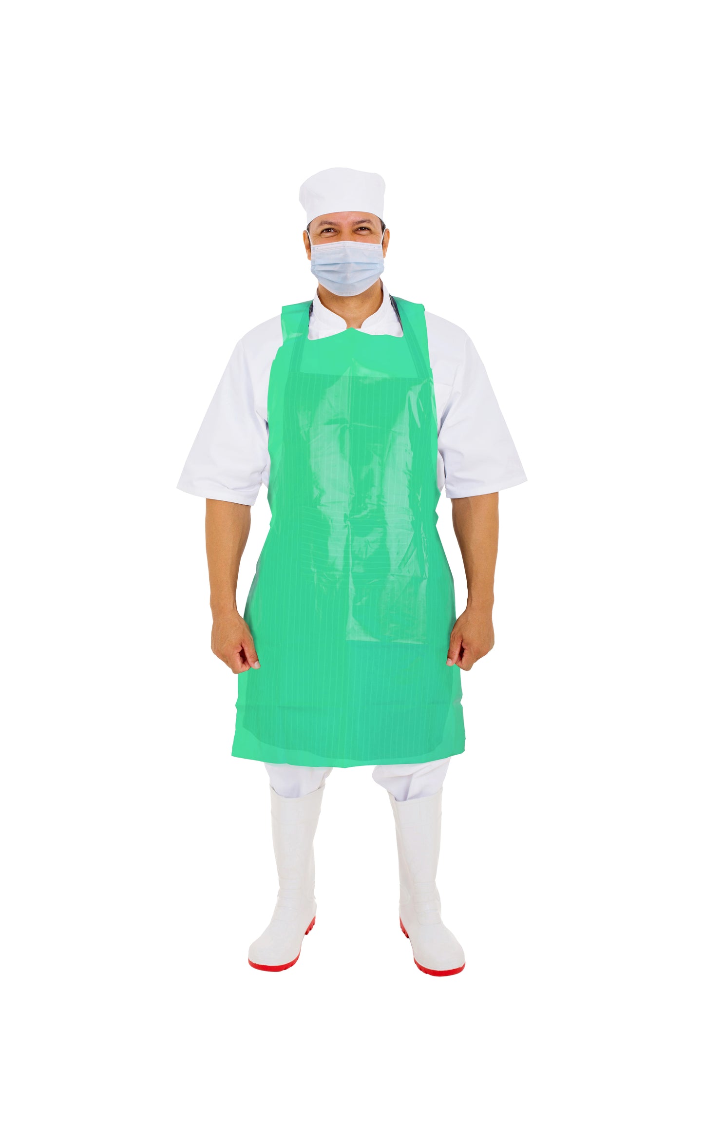 Apron, PE, Green, 28"x46", 2mil,100ea/bg, 10bg/cs; 1000ea/cs