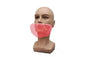 Beard Cover, Nylon,  Red, 18'', Pleated, Elastic Single  Strap, 100ea/bg, 10bg/cs; 1000ea/cs