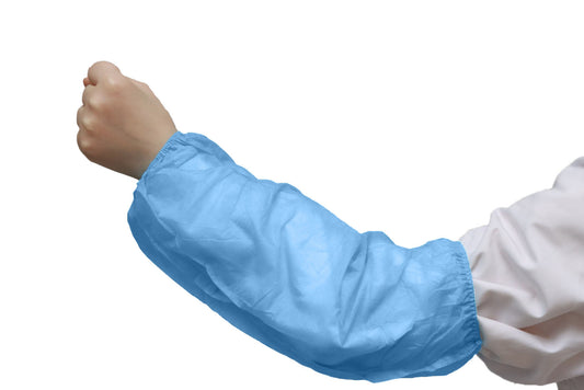 Sleeves, PP, Navy Blue, 18", 35gsm, Elastic On Both Ends, 100ea/bg, 10bg/cs; 1000ea/cs