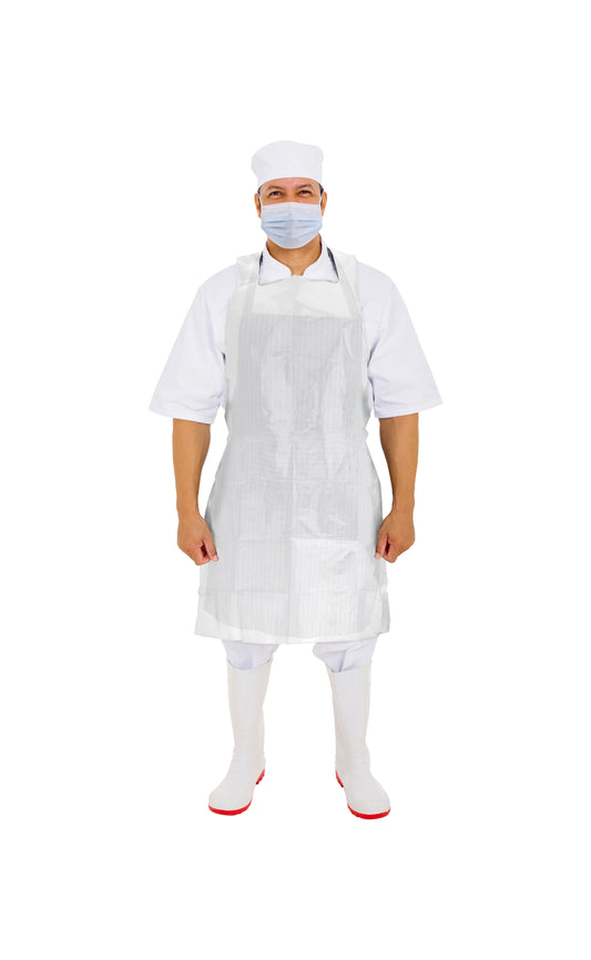 Apron, PE, White, 28"x46", 4mil,50ea/bg, 5bg/cs; 250ea/cs