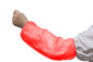 Sleeves, PP, Red, 18", 35gsm, Elastic On Both Ends, 100ea/bg, 10bg/cs; 1000ea/cs