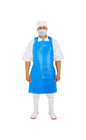 Apron, PE, Blue, 28"x46", 4mil, 50ea/bg, 5bg/cs; 250ea/cs